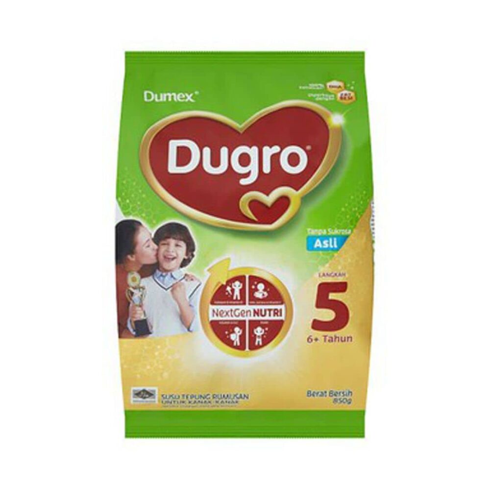 Dumex Dugro Infant Milk Powder Original Fifth Step 6+yrs 850g