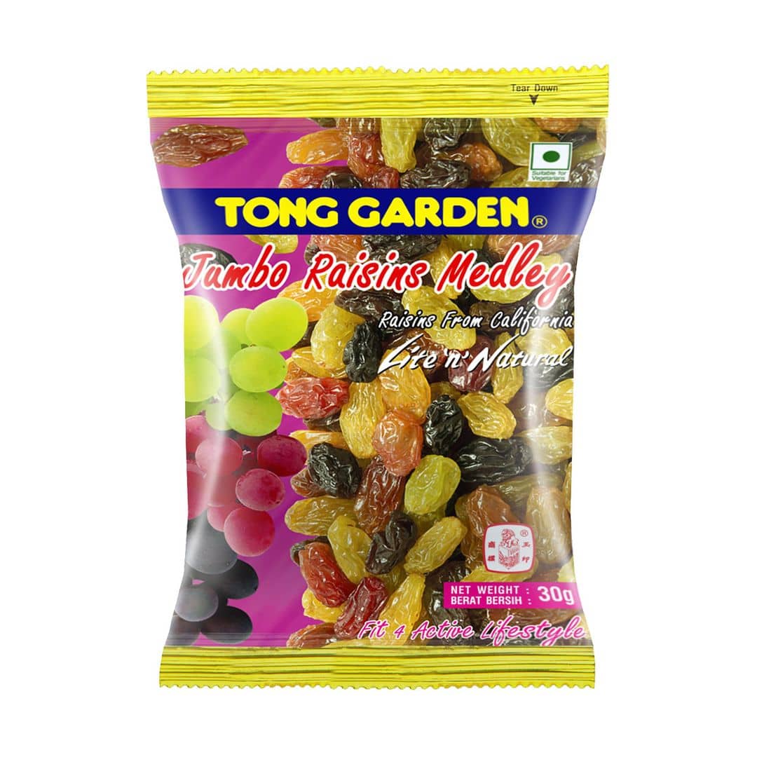 Tong Garden Jumbo Raisins Medley 30g