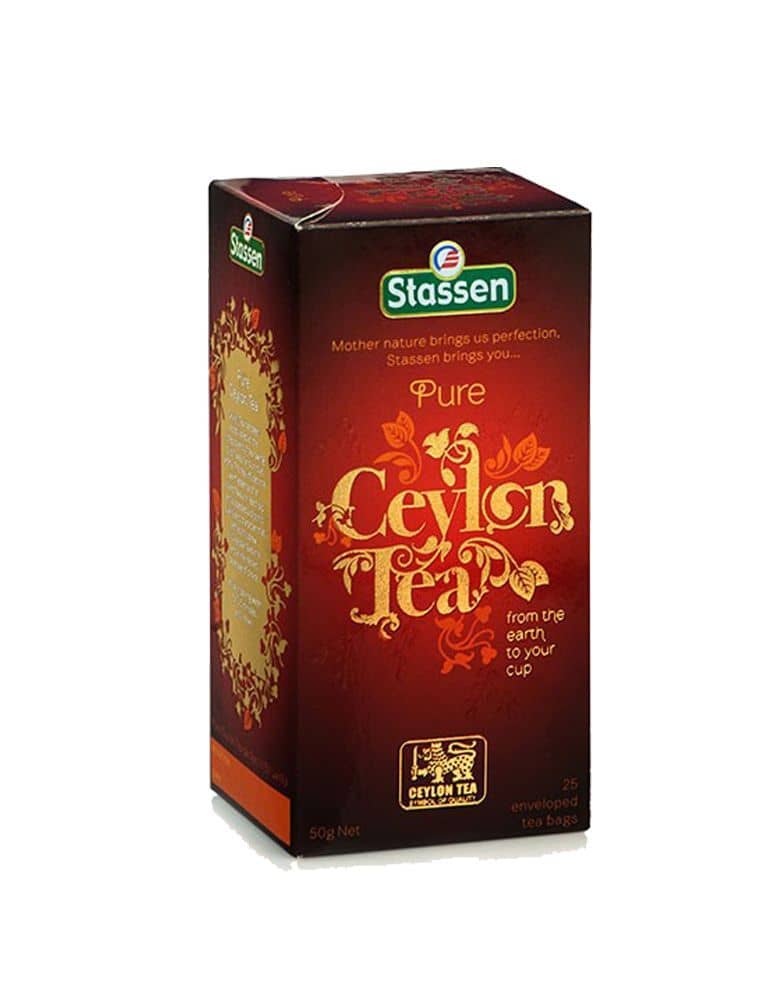 Stassen Pure Ceylon Tea 25 tea bags 50g