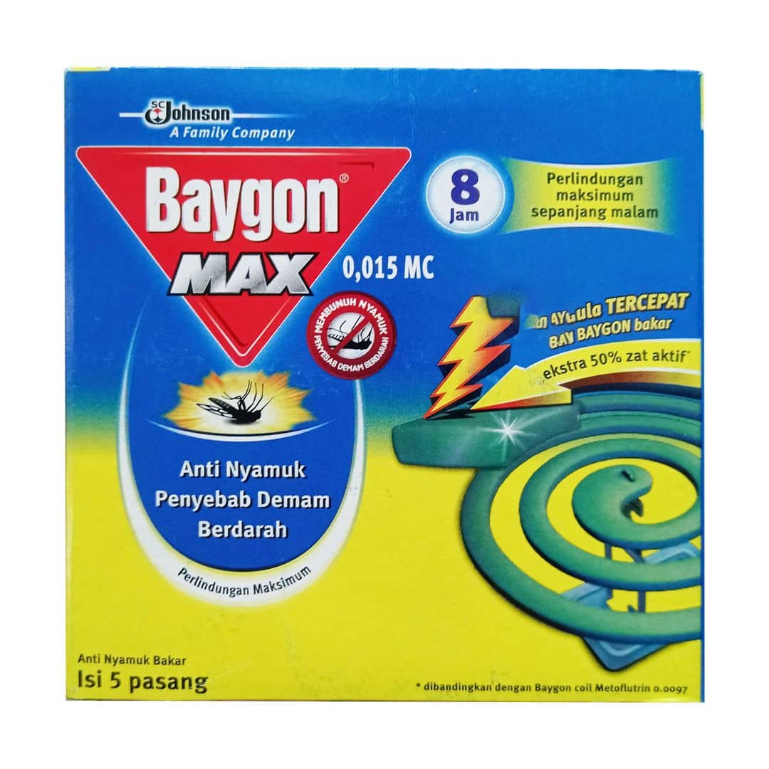 Baygon Max Mosquito Coils 8 hours 5s