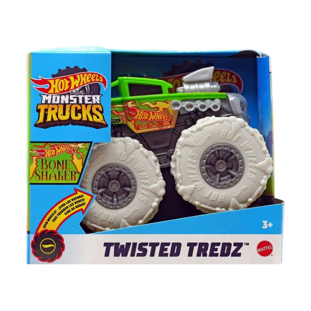Hot Wheels Monster Trucks Twisted Tredz Bone Shaker