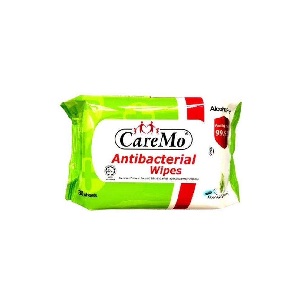 CareMo Anti Bacterial Wipes 30 sheets Wet Tissues