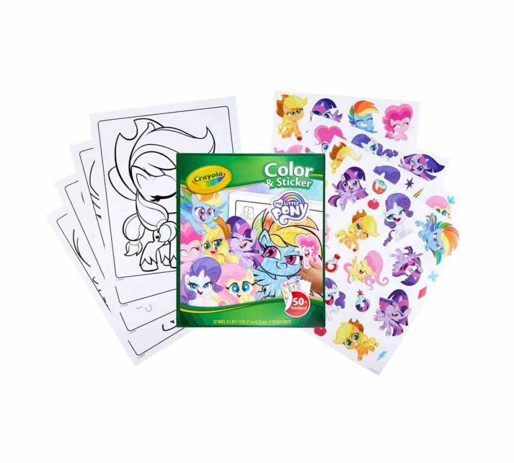 Crayola My Little Pony - Color & Sticker Book