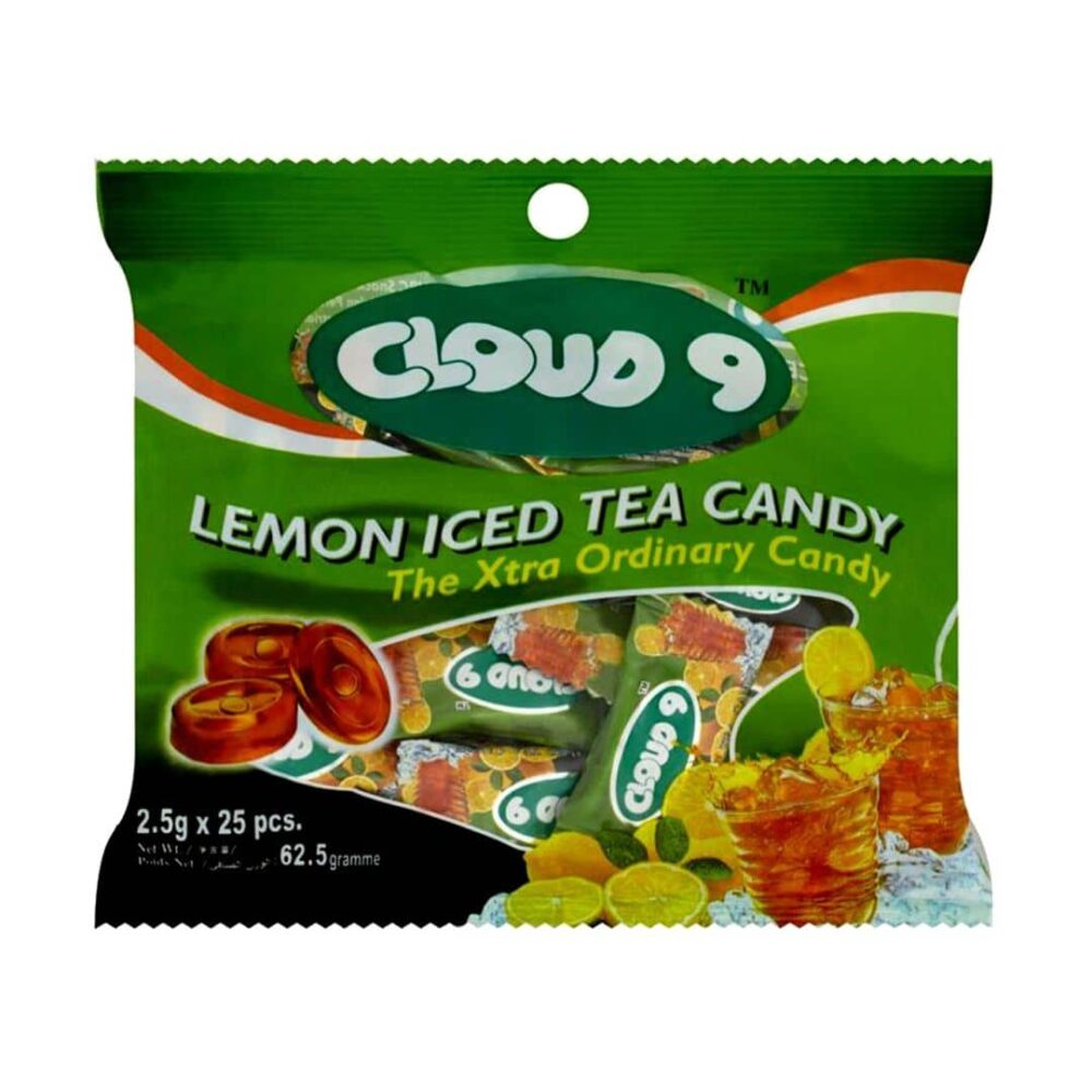 Cloud 9 Lemon Iced Tea Candy 25pcs 62.5g