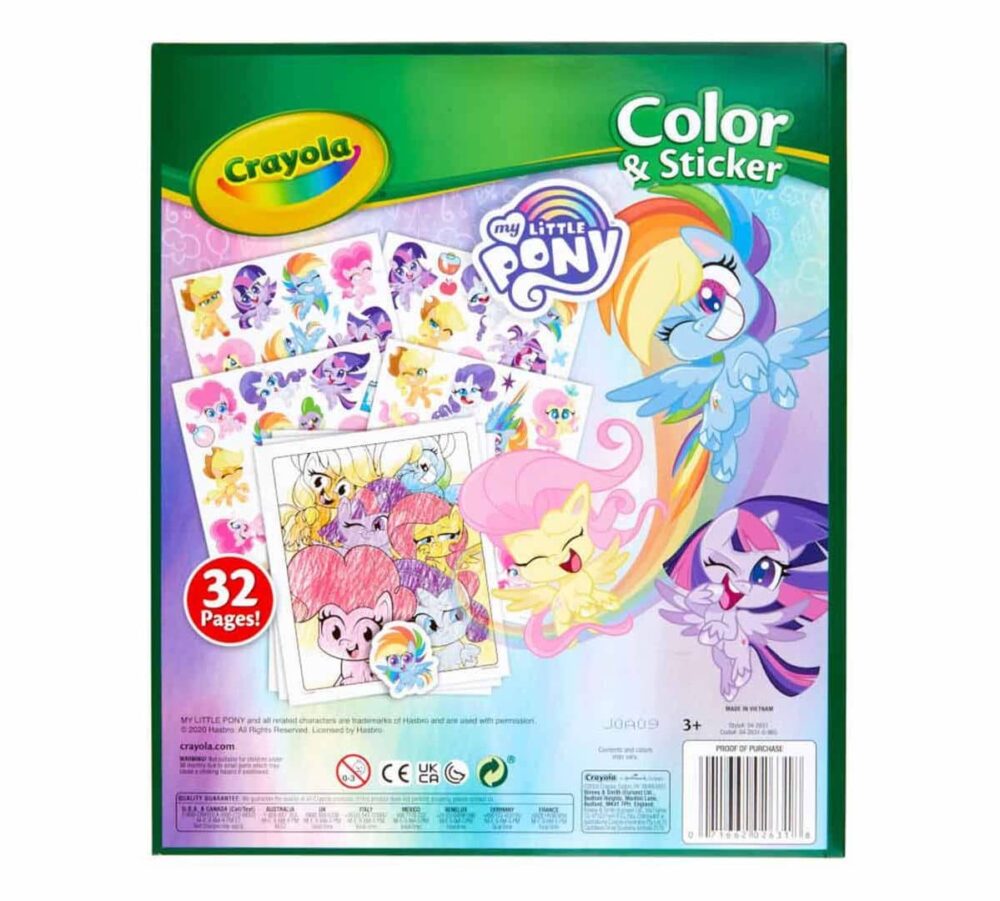 Crayola My Little Pony - Color & Sticker Book