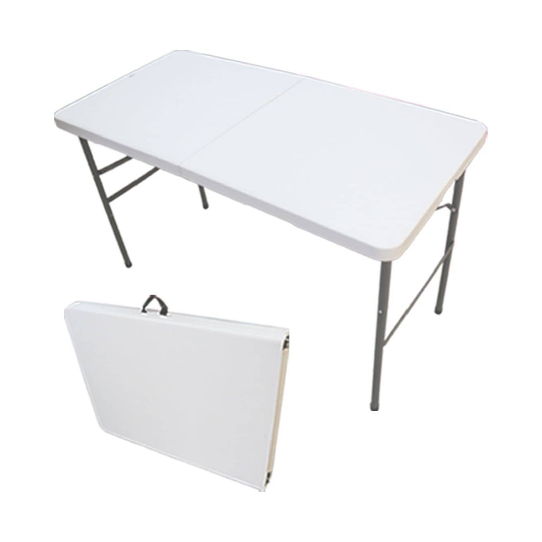 6ft Fold-into-half Table