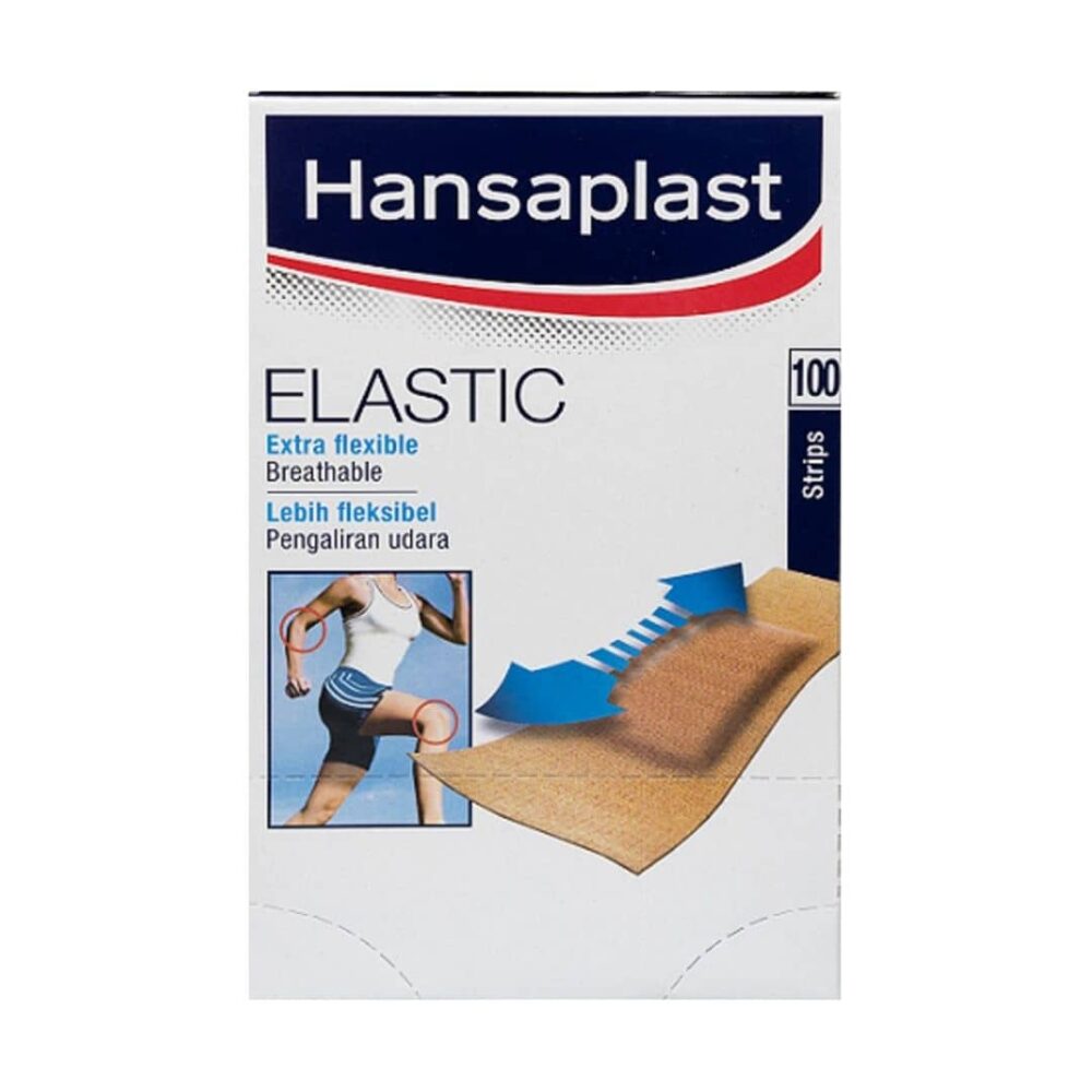 Hansaplast Elastic Plasters 100 strips
