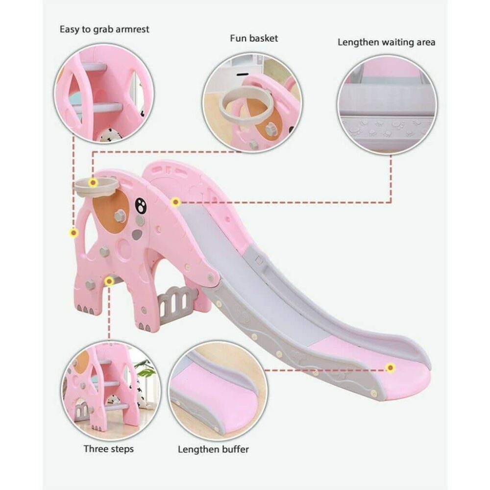 Elephant Slide (Pink)