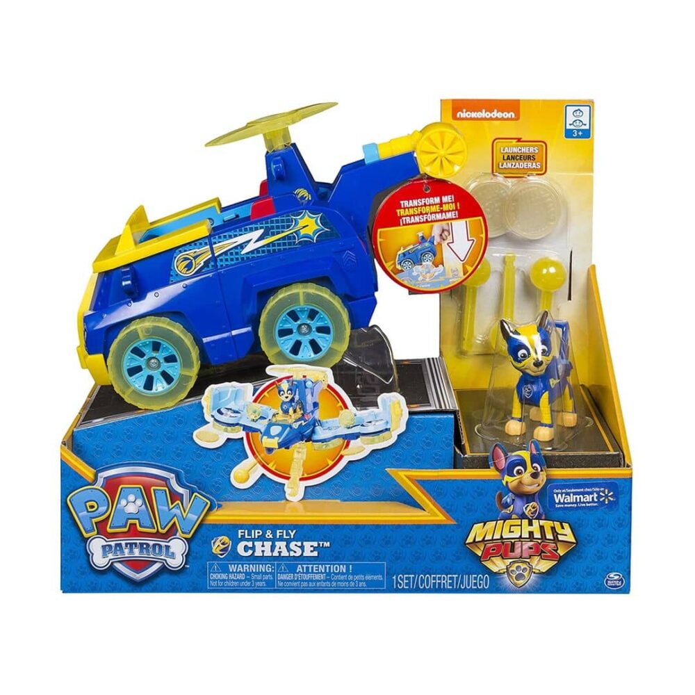 Paw Patrol Mighty Pups Flip & Fly Chase