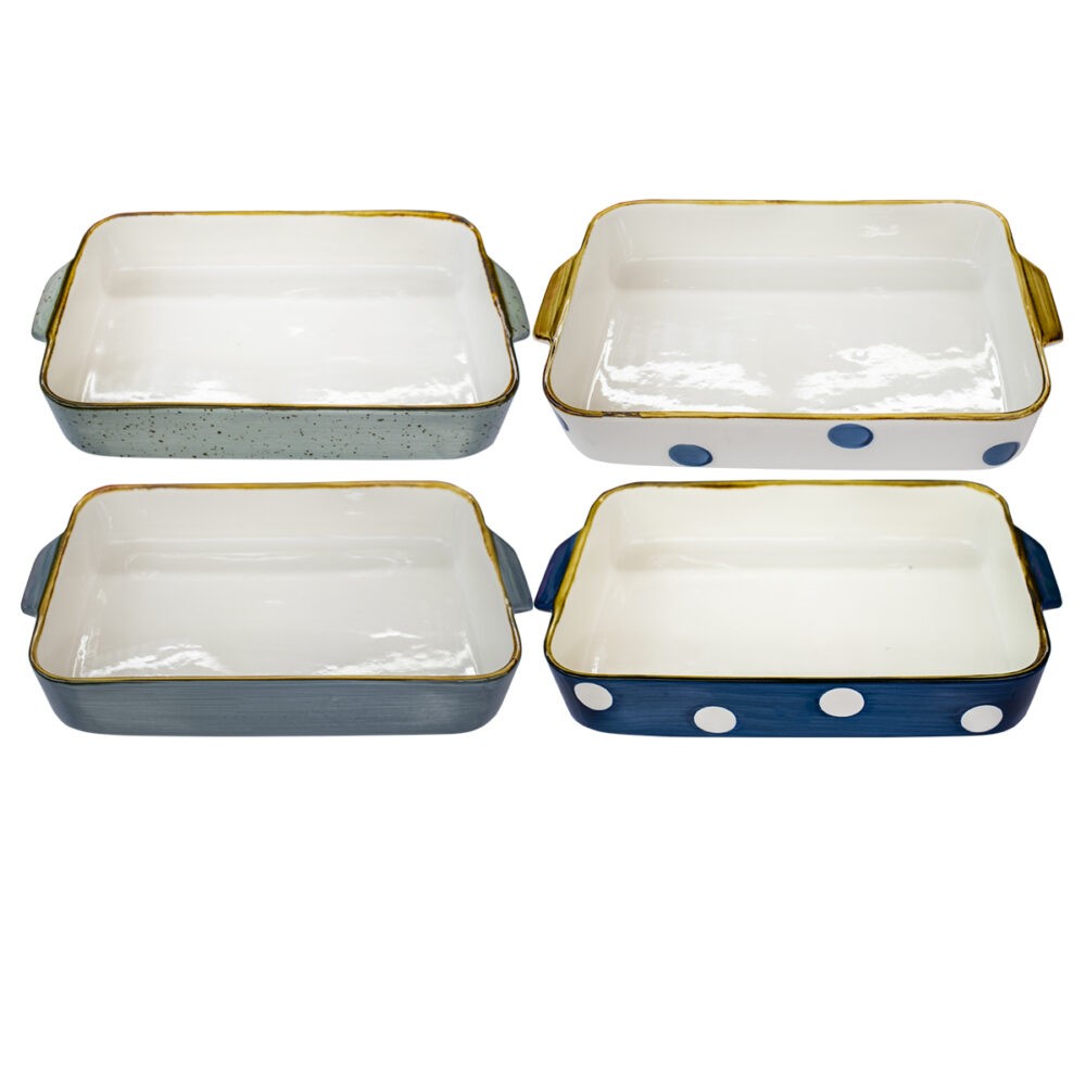 Fine Porcelain Rectangular Baking Pan CZT