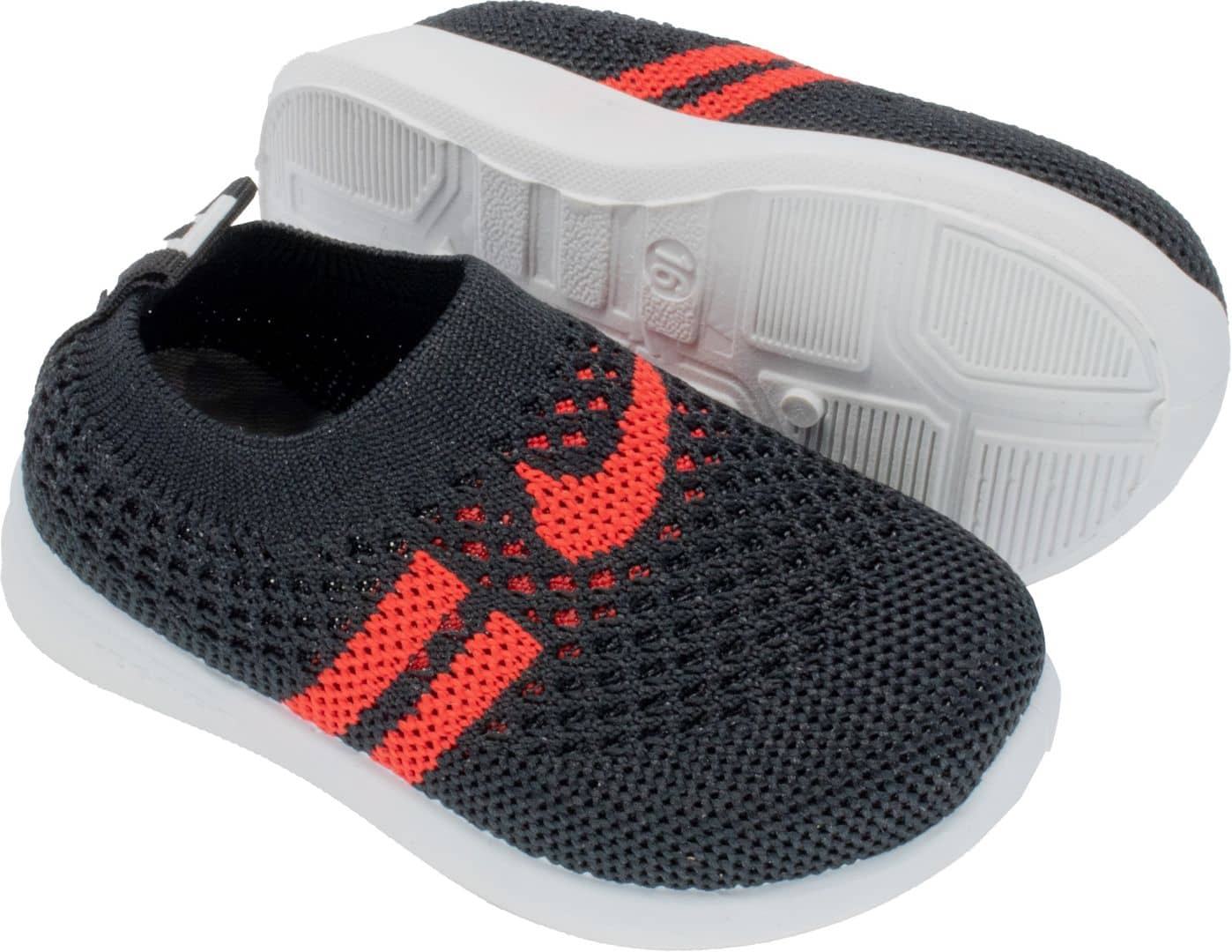 Children Sneakers 823-162 (Black/Red - Size 16-20)