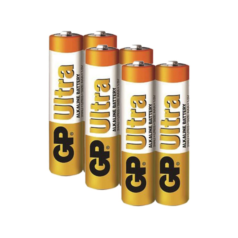 GP Ultra AAA Alkaline Battery 6pcs