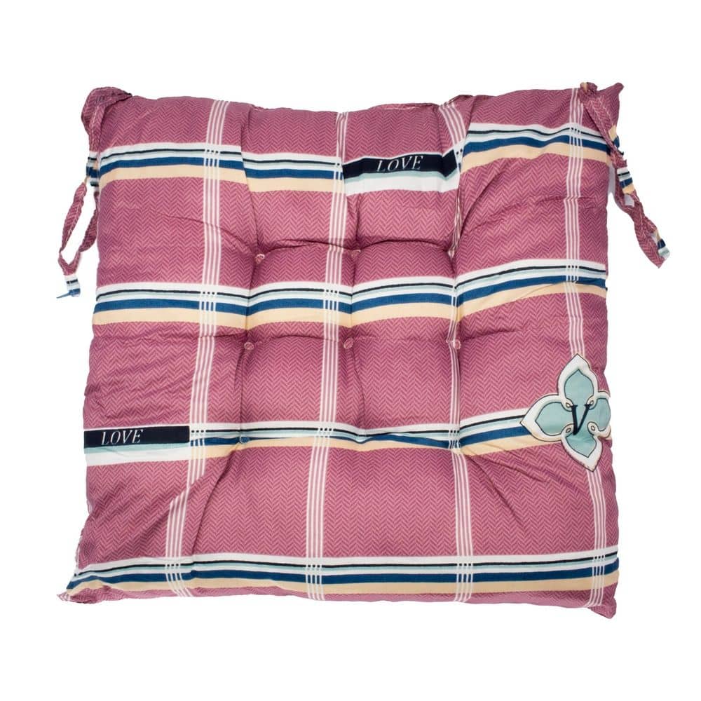 Rectangular Chair Pad 822-19/12 (Pink Love)