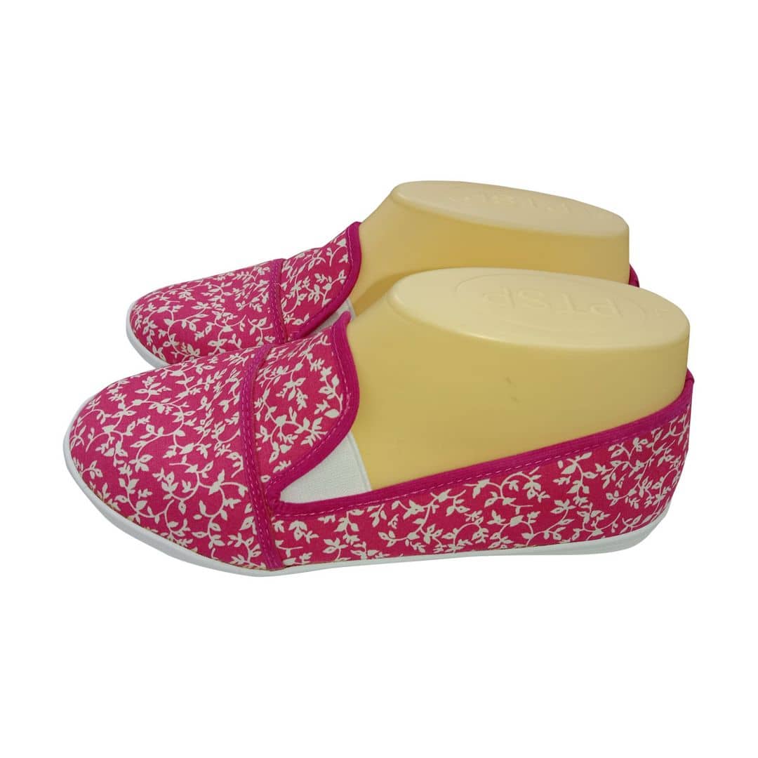 Floral Casual Shoes (Pink)