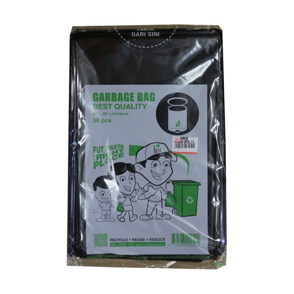 Wan Sing Garbage Bag Best Quality 30pcs 20 x 26 x 0.018mm