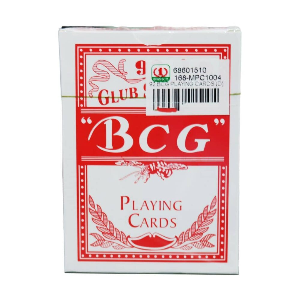 BCG Playing Cards Red