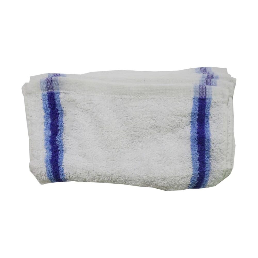 Longli Face Towel White, Blue 3pcs