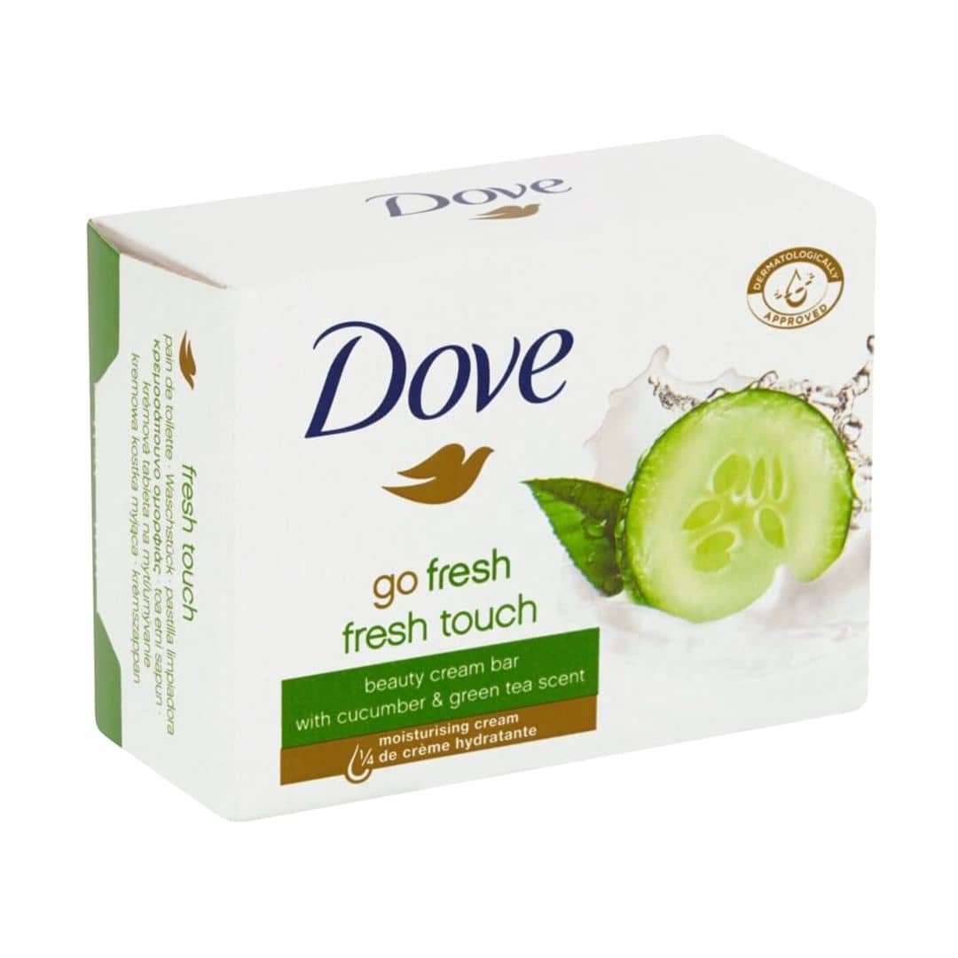 Dove Fresh Touch Cucumber & G/Tea Beauty Cream Bar 100g