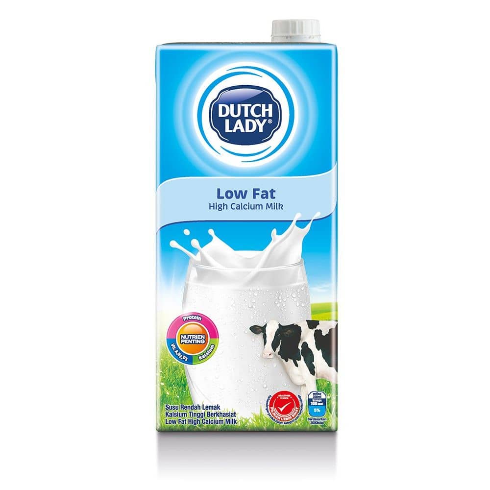 Dutch Lady Low Fat Milk 1L