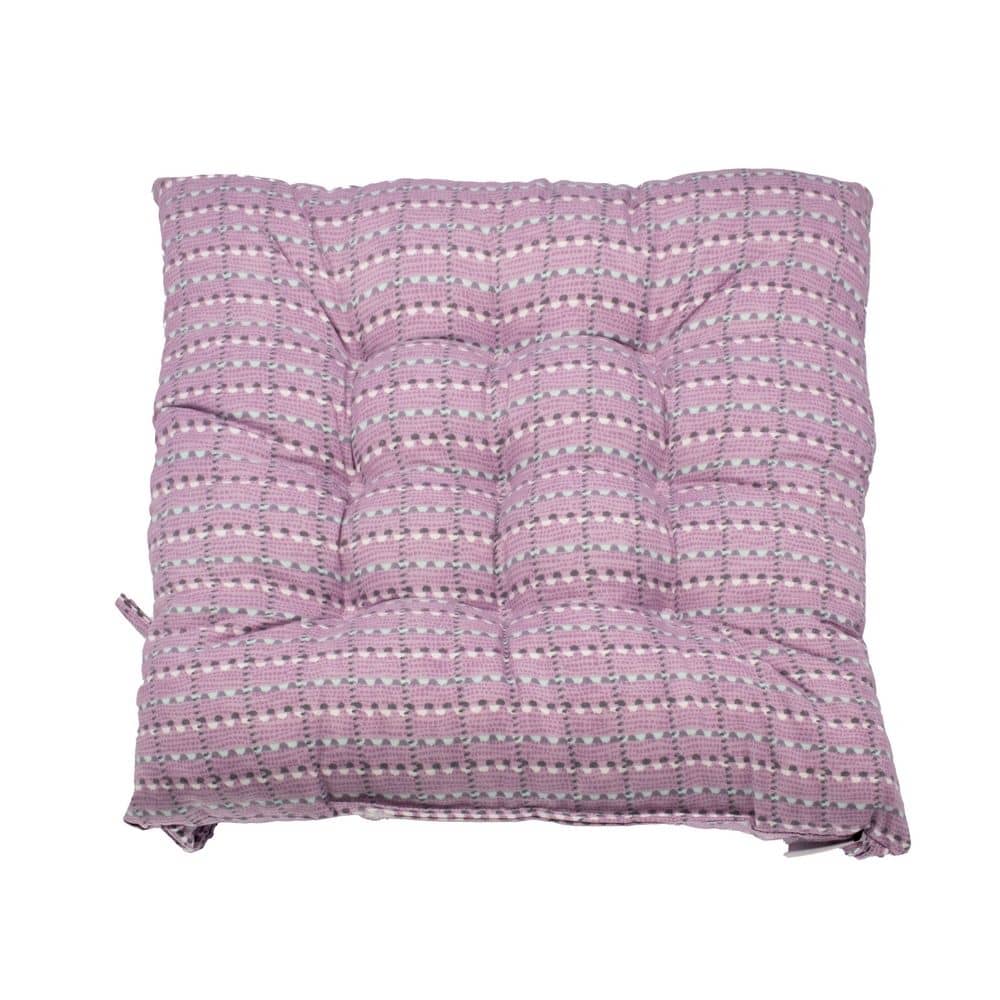Rectangular Chair Pad 822-18/17/18 (Purple)