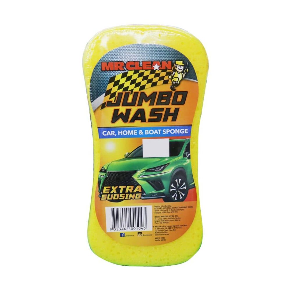 Mr Clean Jumbo Wash Car, Home & Boat Sponge Extra Sudsing