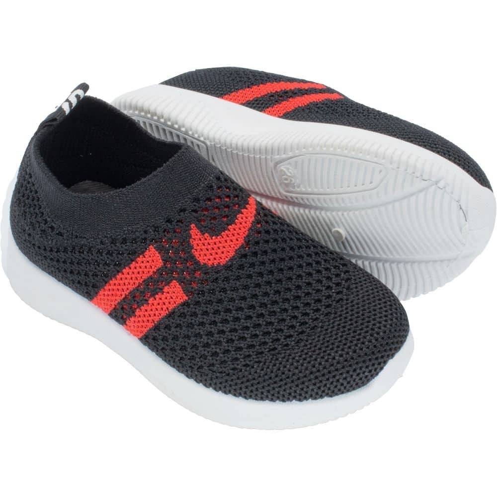 Children Sneaker 823-262 (Black/Red - Size 22-27)