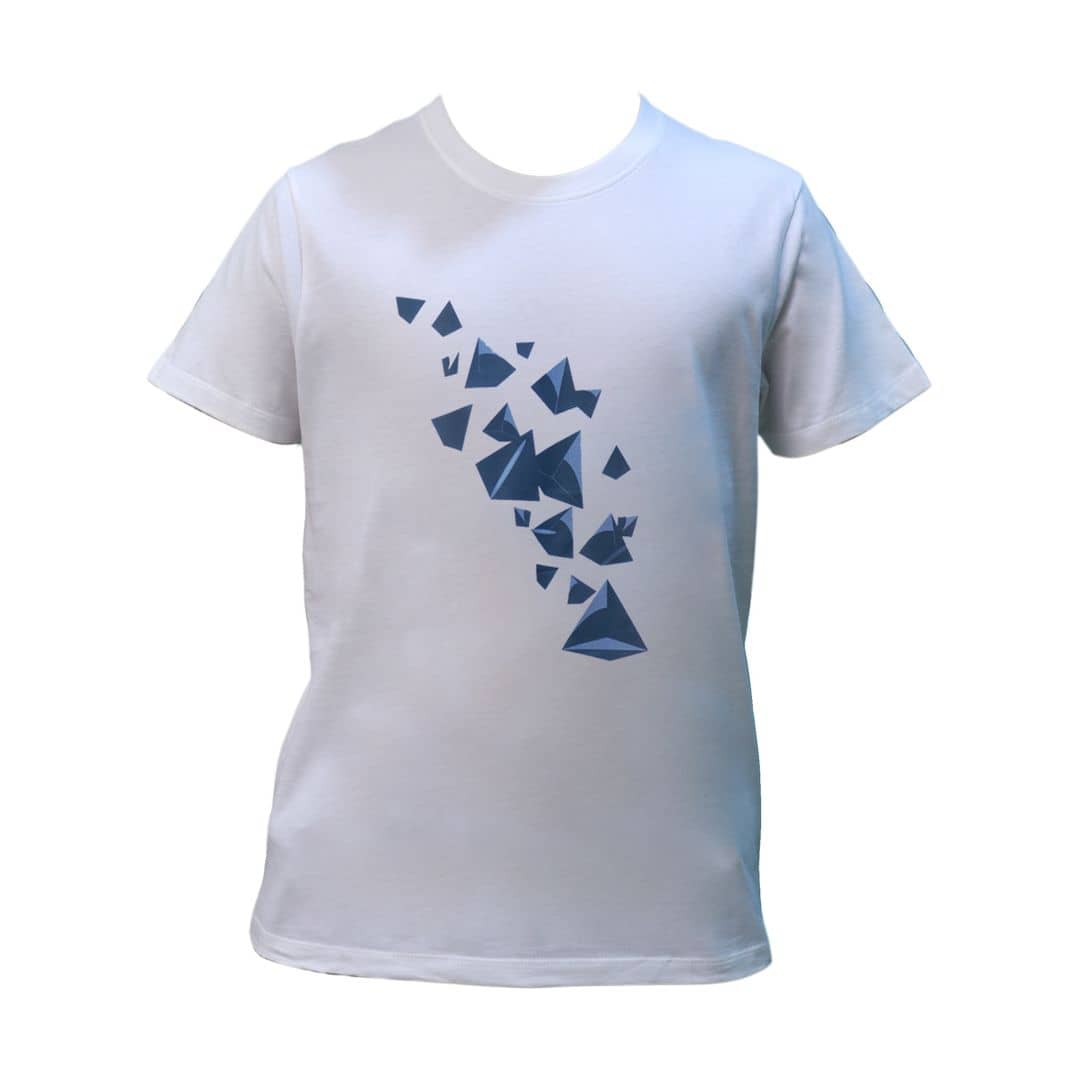 Obsidian Stones White Heritage Casual T-Shirt