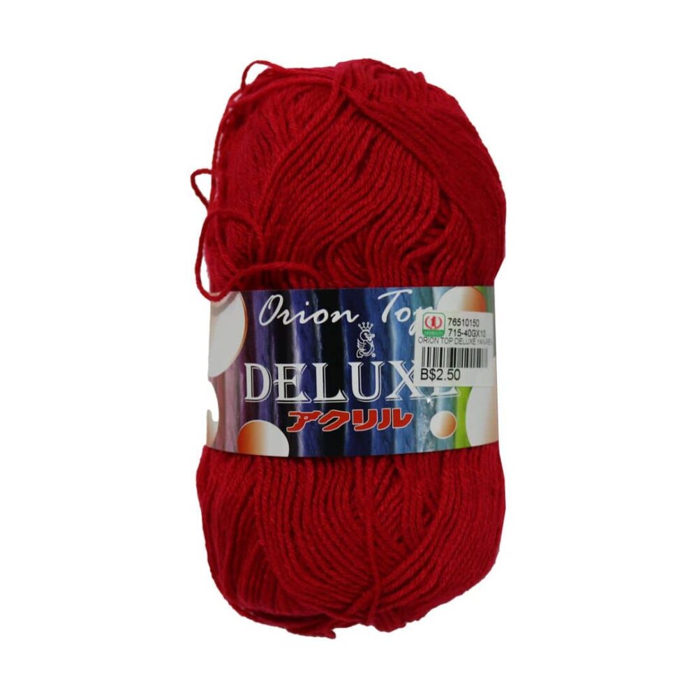 Orion Top Deluxe Yarn 180m Red 191