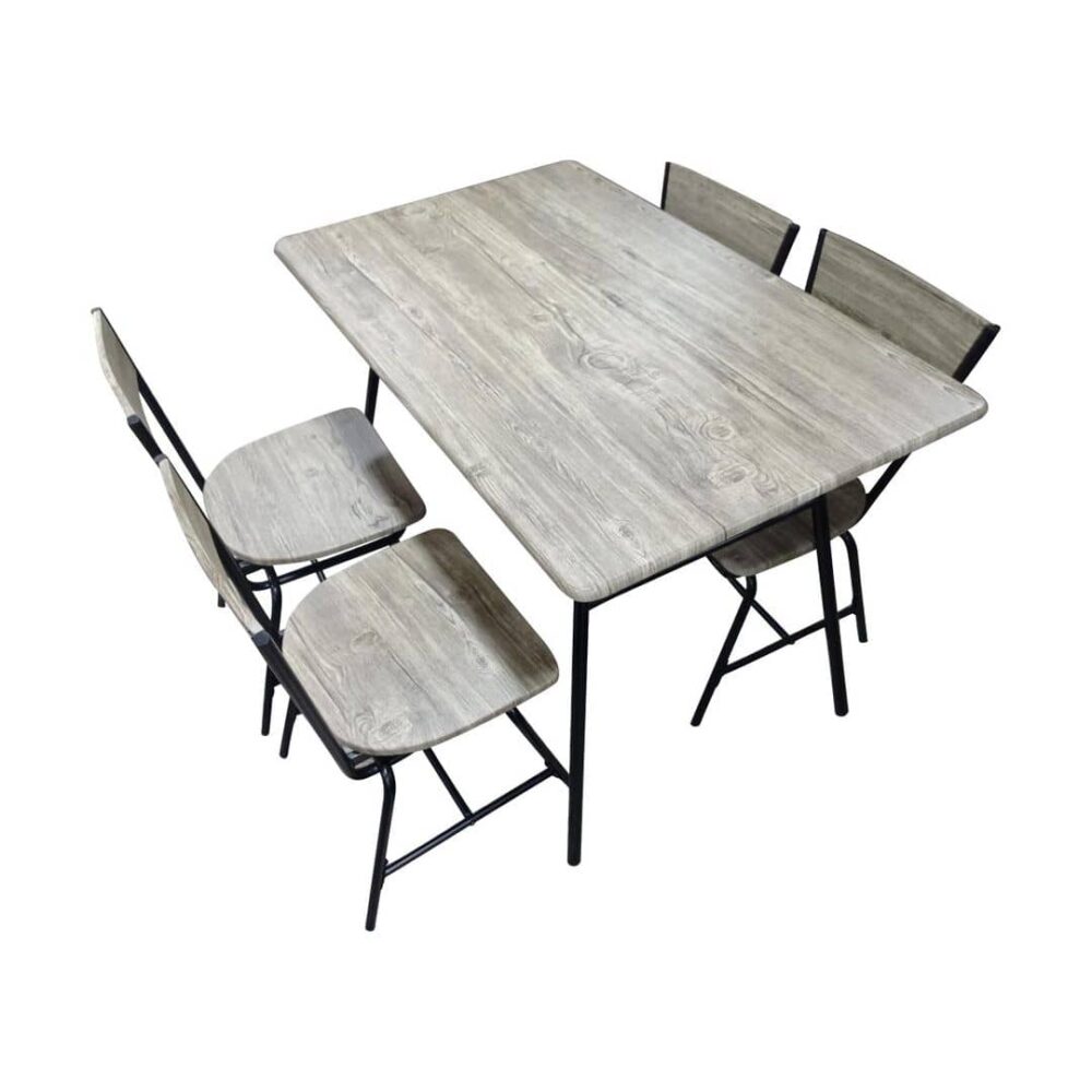 4-Seaters Dining Table Set (Curve edge)