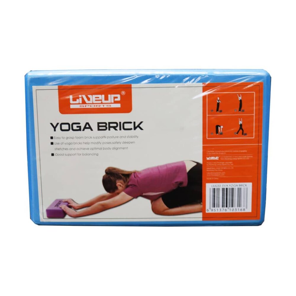 Liveup Sports EVA Yoga Brick LS3233 Light Blue