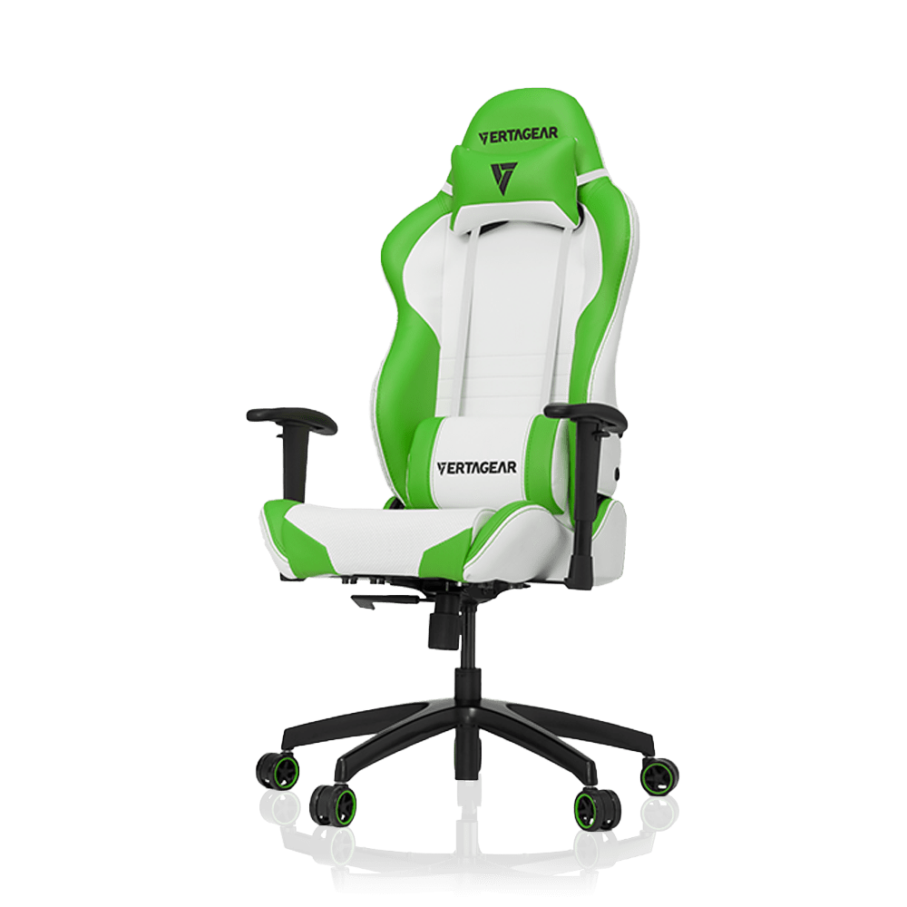 Vertagear S-Line SL2000 Racing Series Gaming Chair - White/Green