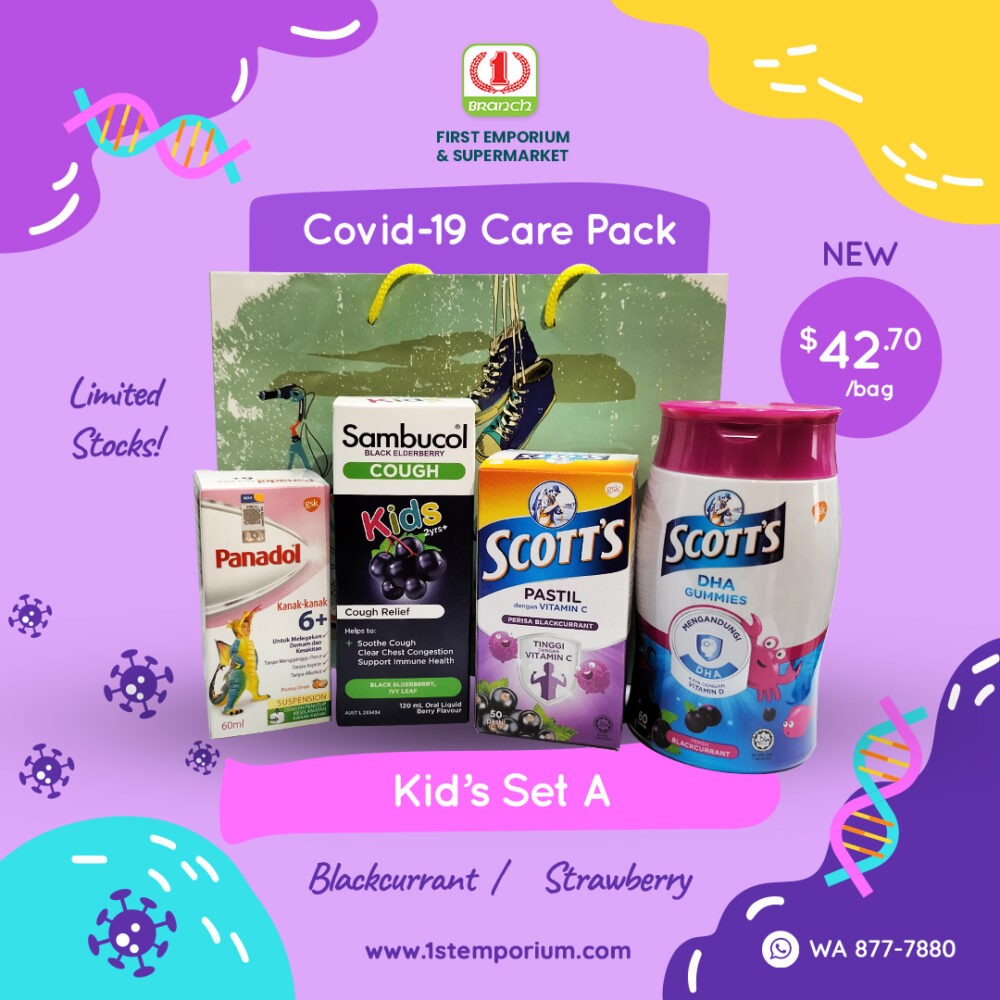 Covid-19 Care Pack Kid's Set A