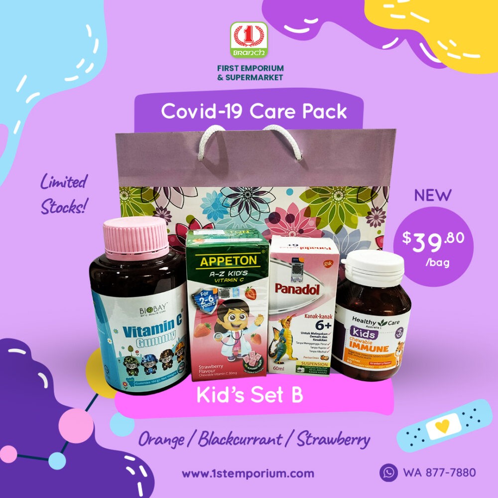 Covid-19 Care Pack Kid's Set B