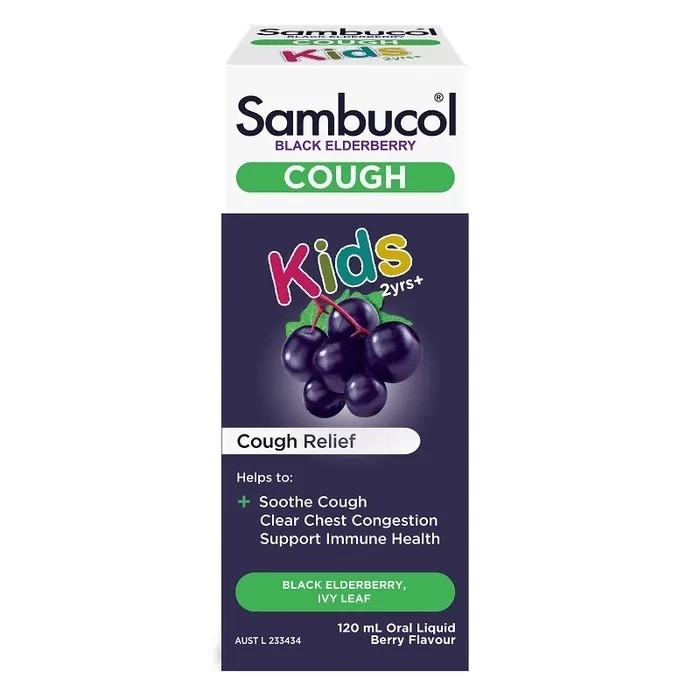 Sambucol Cough Relief Black Elderberry 120ml