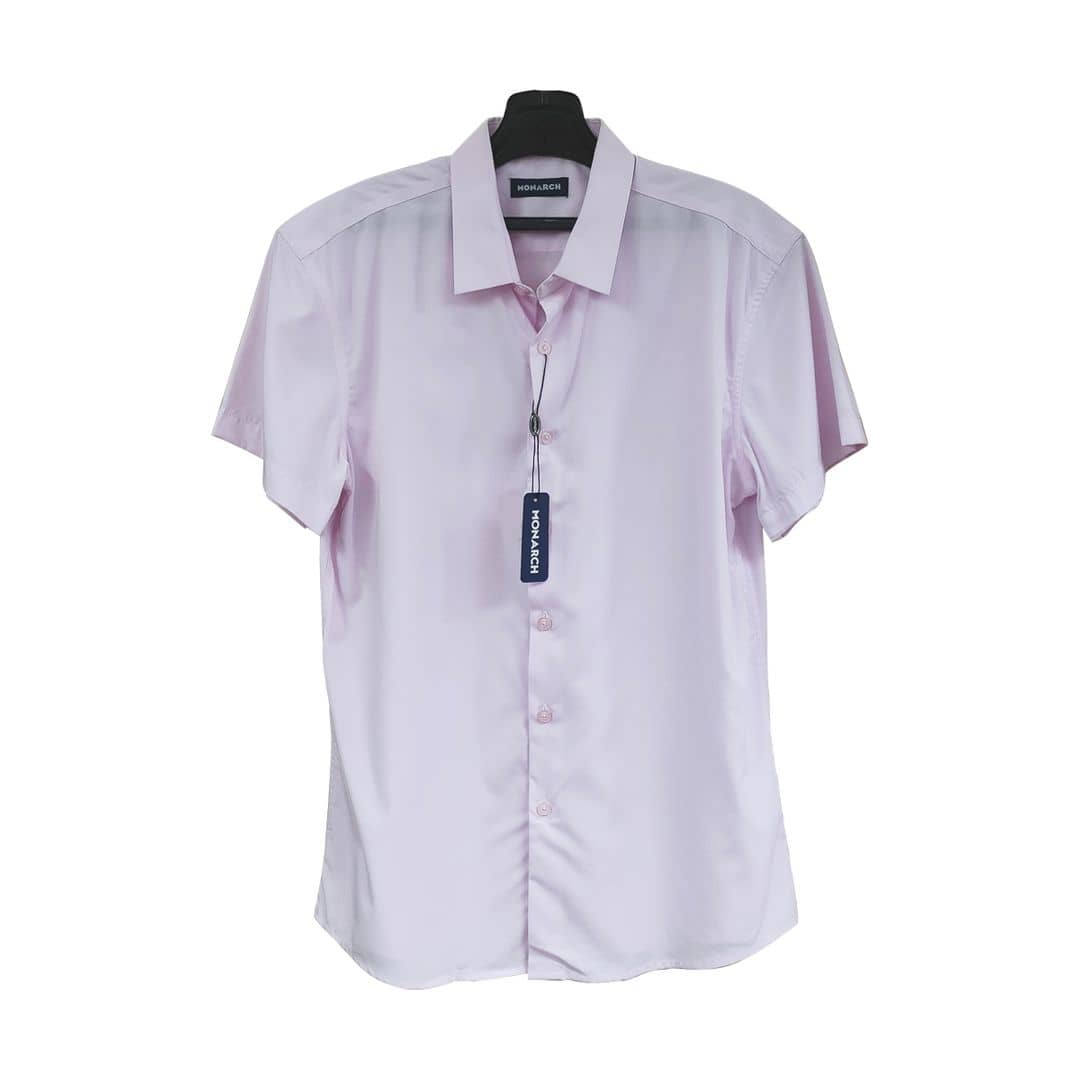 Monarch Classic/Slim Fit Short Sleeve Shirt