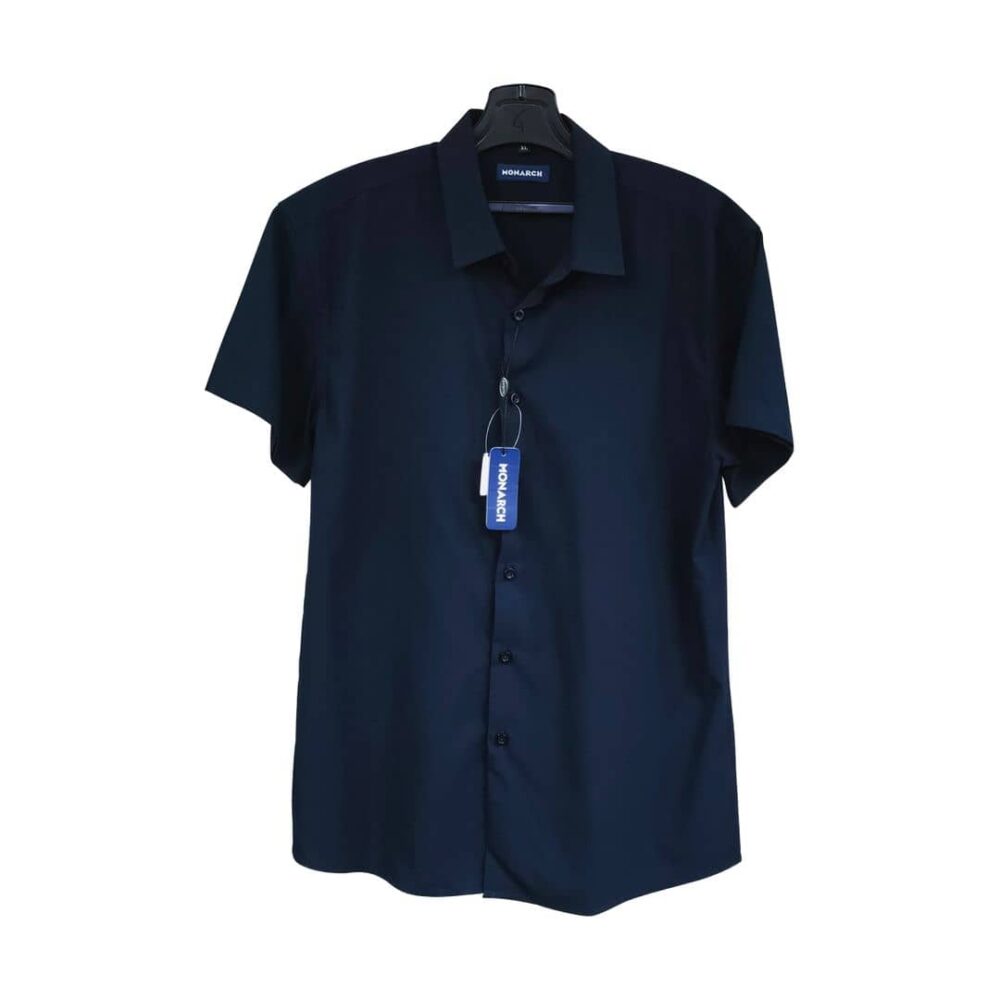 Monarch Classic/Slim Fit Short Sleeve Shirt